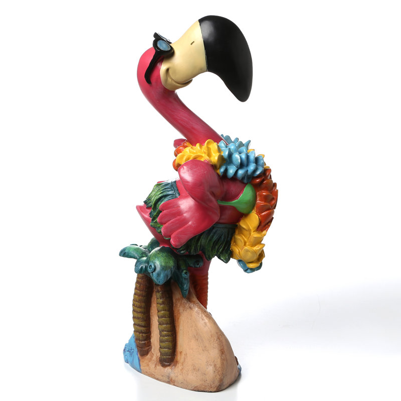 Statue de jardin flamant Frank in Paradise