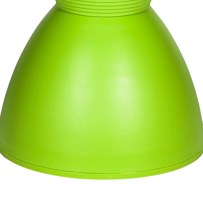 Hillary Green Polypropylene Hourglass Outdoor Side Table