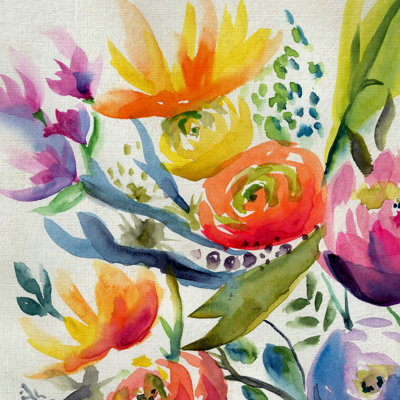 Summer Spectrum IV by Chariklia Zarris - Wrapped Canvas Painting