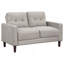 Harvey Beige 2-Piece Upholstered Tufted Sofa Set