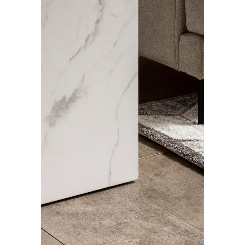 Aarthi End Table, White