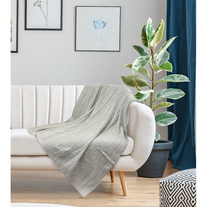 Knitted Throw Blanket