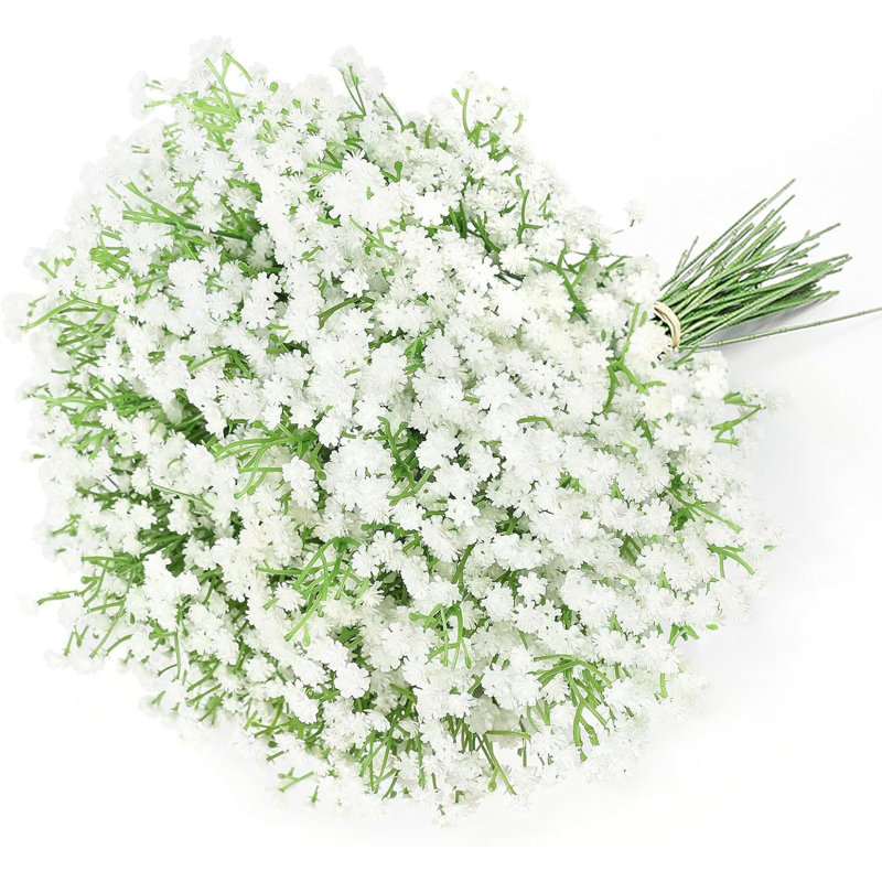Babys Breath Fleurs artificielles, 30 pièces Gypsophila Real Touch Flowers pour la fête de mariage Décoration de jardin