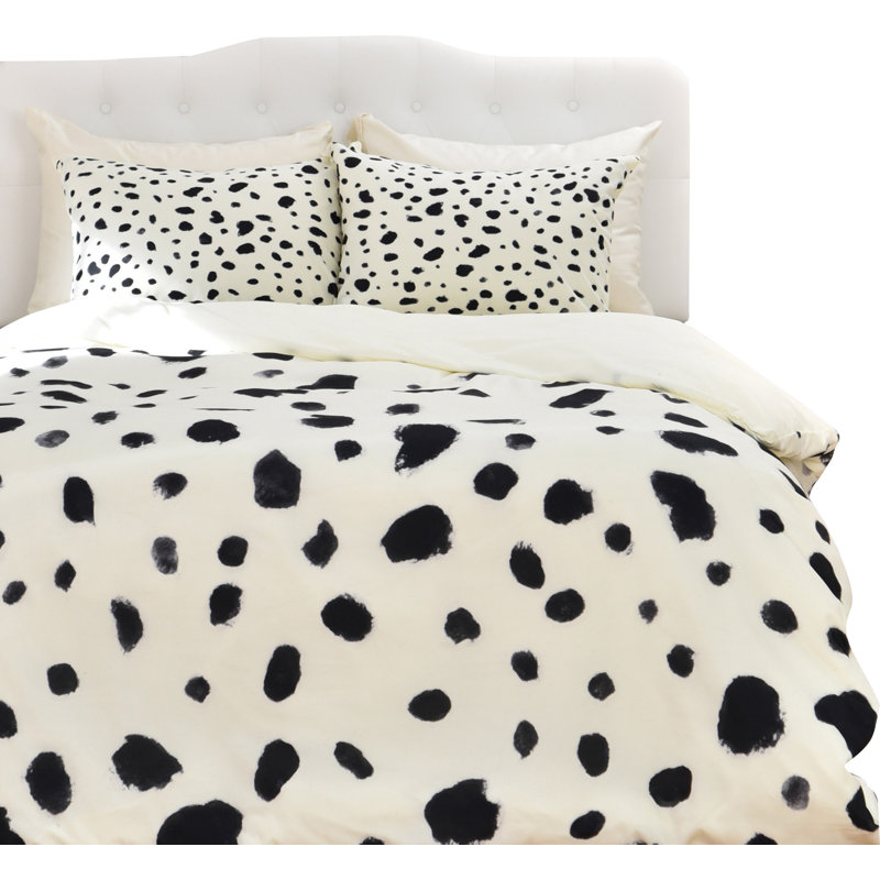 Rebecca Allen Modern & Contemporary Polyester Animal Print Duvet Cover, Queen