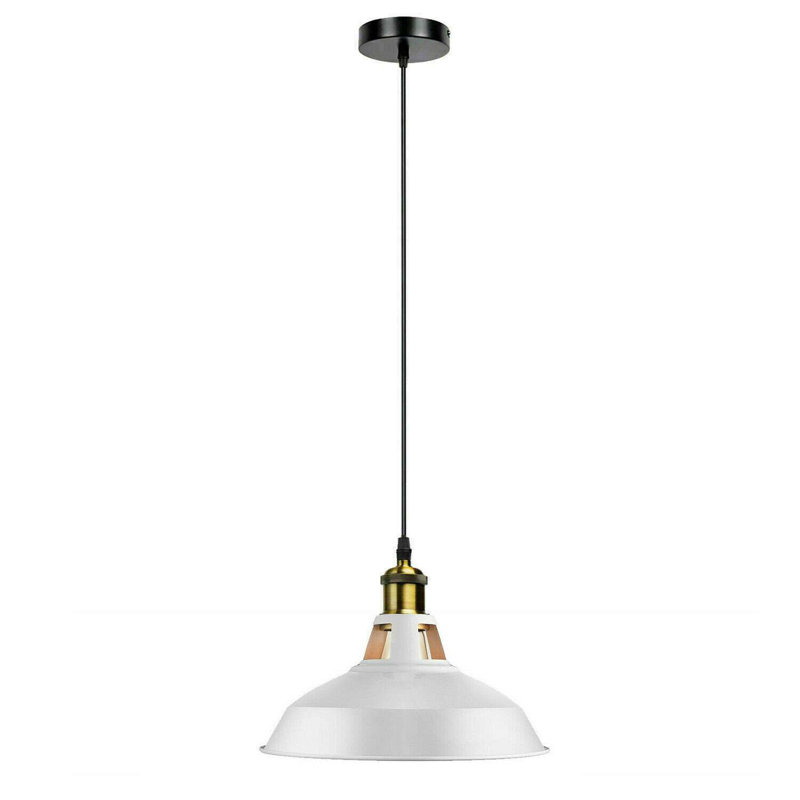 Keshawn 1 - Light Black Bowl Pendant, White