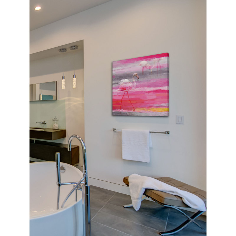 Impression sur toile tendue, "heathfield", H 12 po x l 12 po x P 1,5 po