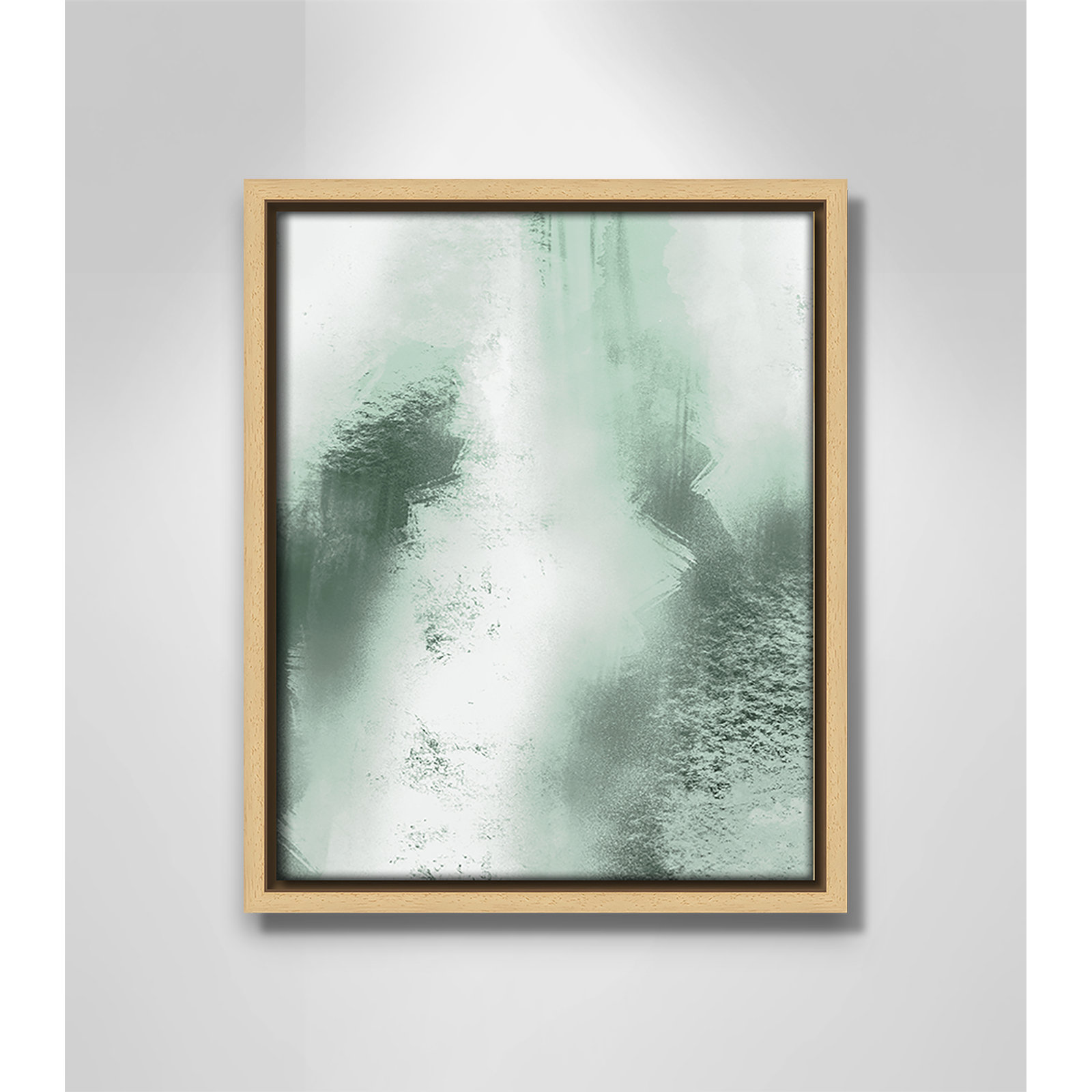 Quietude Smudges I Print by Marcus Prime, 9.5'' W x 11.5'' H, Natural Floater
