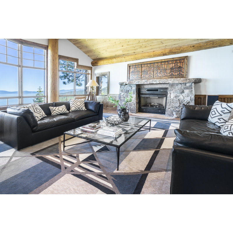 Mesa Wool Geometric Area Rug, Rectangle 13' x 18'