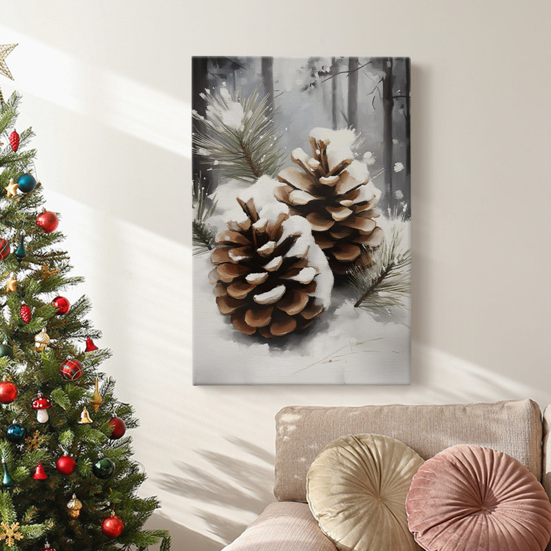 Art des Fêtes de Noël - Toile tendue avec châssis - Série 2-CCXIX, H 60 po x l 40 po