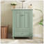 Meuble-lavabo de 24 po avec lavabo en céramique, armoire de rangement avec portes à fermeture douce, armoire de salle de bain avec tiroir et séparateurs de tiroir-1807533955