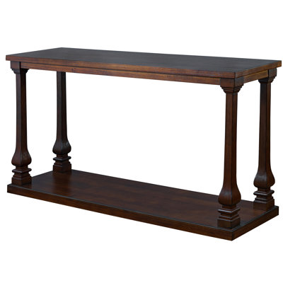 Farmhouse Console Table,,59" Long Entryway Table with Solid Wood Legs, Rectangular Couch Tables Behind Sofa, Accent Tables for Hallway, Entrance, Foyer, Living Room