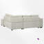 Canapé modulaire rembourré 4 pièces avec repose-pieds-102402904