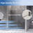 56"-60" W x 76" H Single Sliding Frameless Shower Door with 5/16"(8mm) Tempered Clear Glass-119188124