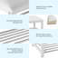 6 Pair Shoe Storage Bench