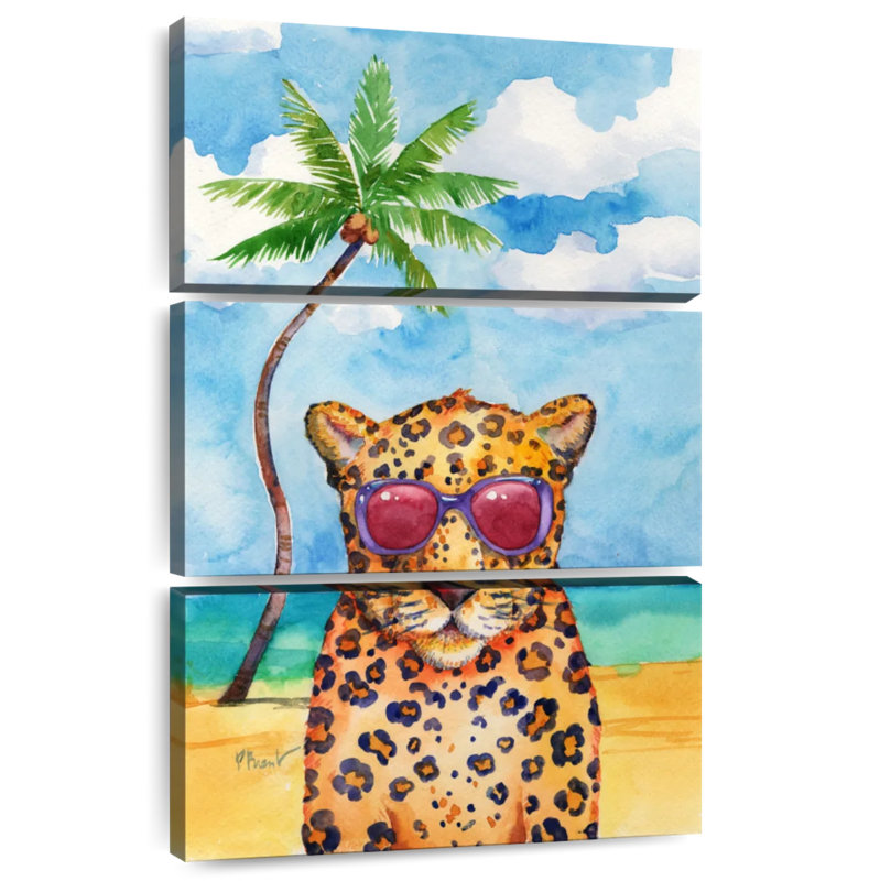 Ketti Hip Shades Cheetah, 65" H x 42" W