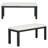 Zelmiro 6 - Person Extendable Solid Wood Top Four Leg Base Dining Set-699028638
