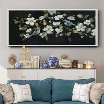 Evening Duet- Framed Canvas