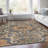 Machine Washable Indoor/Outdoor Xhevrie Terracotta Rug-1549877168