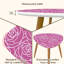 Ensemble de 2 tables basses gigognes Triangle