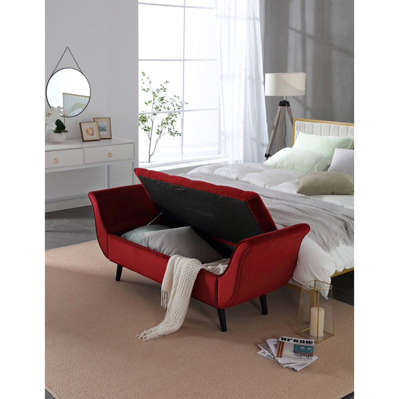 Banc long capitonné rétro de 65 pouces