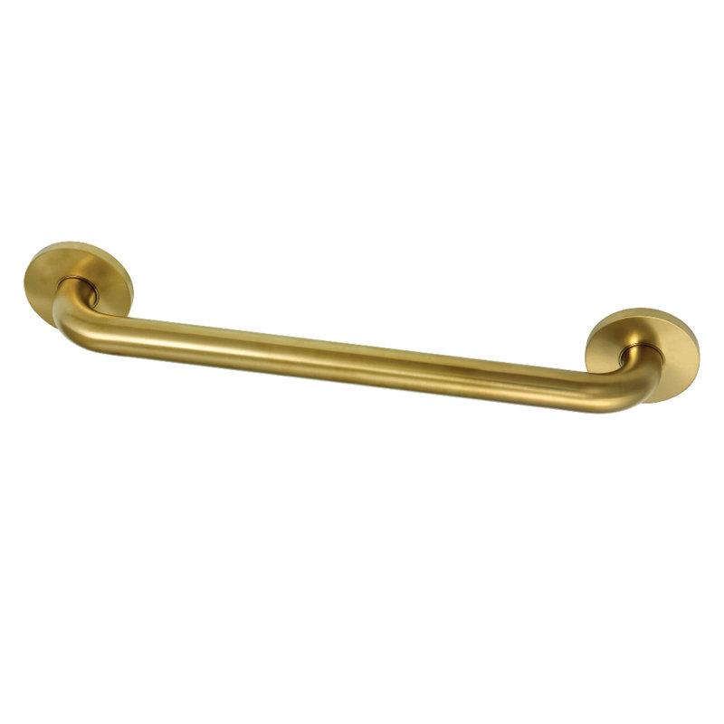 Kingston Brass Silver Sage 1-1/4 Inch O.D Grab Bar, 36" W, Brushed Brass