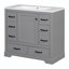 Meuble-lavabo simple avec plateau en céramique Filipp-1861422903