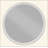 Gray Round Mirror
