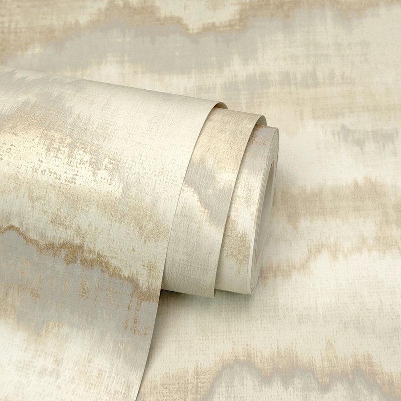 Horizon Abstract Luxury Wallpaper, Gold