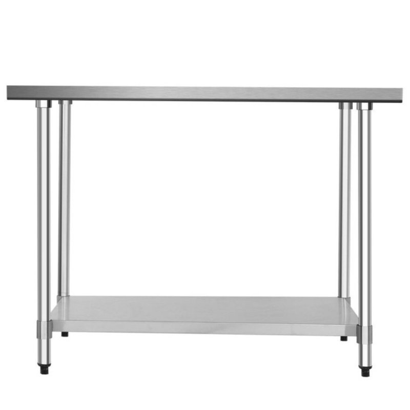 Stainless Steel Prep Station, 35.5" H x 48" L x 30" W