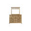Commode 9 tiroirs - Finition caramel