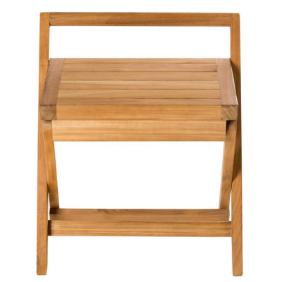 16'' W Teak Shower Bench