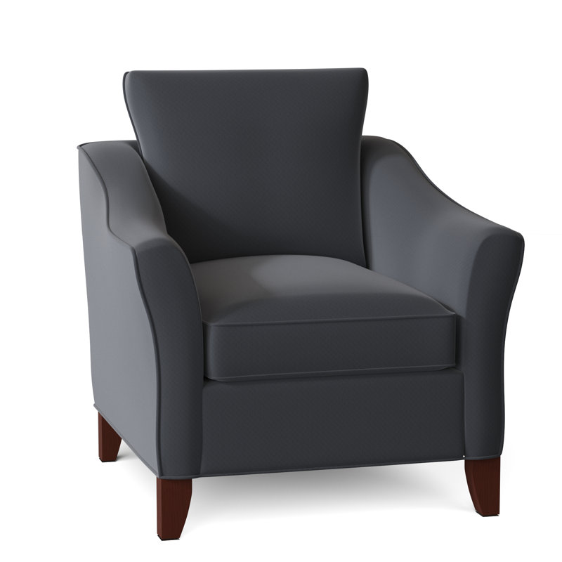 Fauteuil de 33 po de largeur Loft Living, Chenille performance marine Craftwood 23, Oui, Manhattan