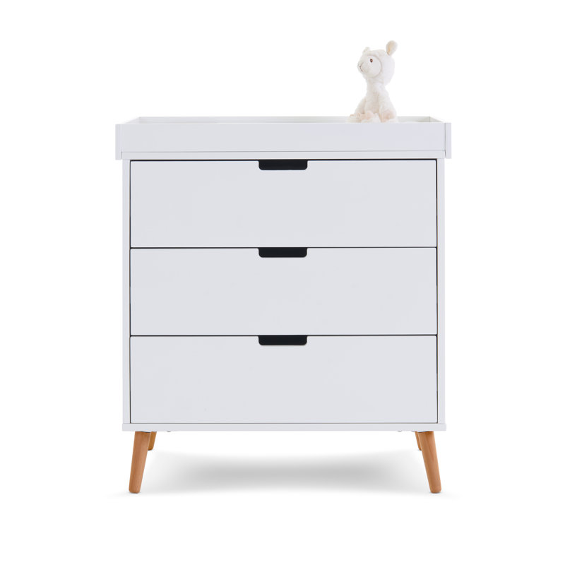 Maya Changing Unit, White/Beige
