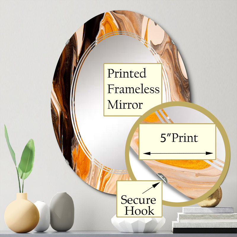 Miroir de salle de bain sans cadre, 30 po x 20 po
