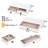 2 Packs Floating Nightstand With Drawer - Rustic Wood Floating Wall Mounted Drawers Floating Shelf With Drawer-42322806