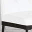 2 tabouret de comptoir industriel moderne - bois blanc l 21,15 po x P 23 po H 2 38,8 po