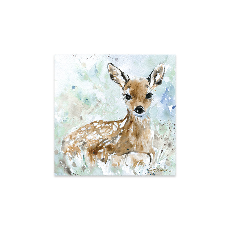 «Fawn» par Carol Robinson - impression sans cadre, H 24 po x l 24 po x P 0,25 po