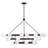 Selene 36 - Light Steel Dimmable Chandelier