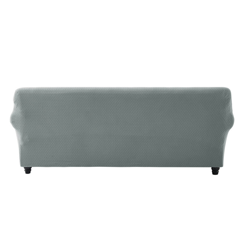 Luxury Microfiber Stretch Spandex Box Cushion Sofa Slipcover – Soft, Breathable, Wrinkle-Resistant & Durable Anti-Slip Furniture Protector