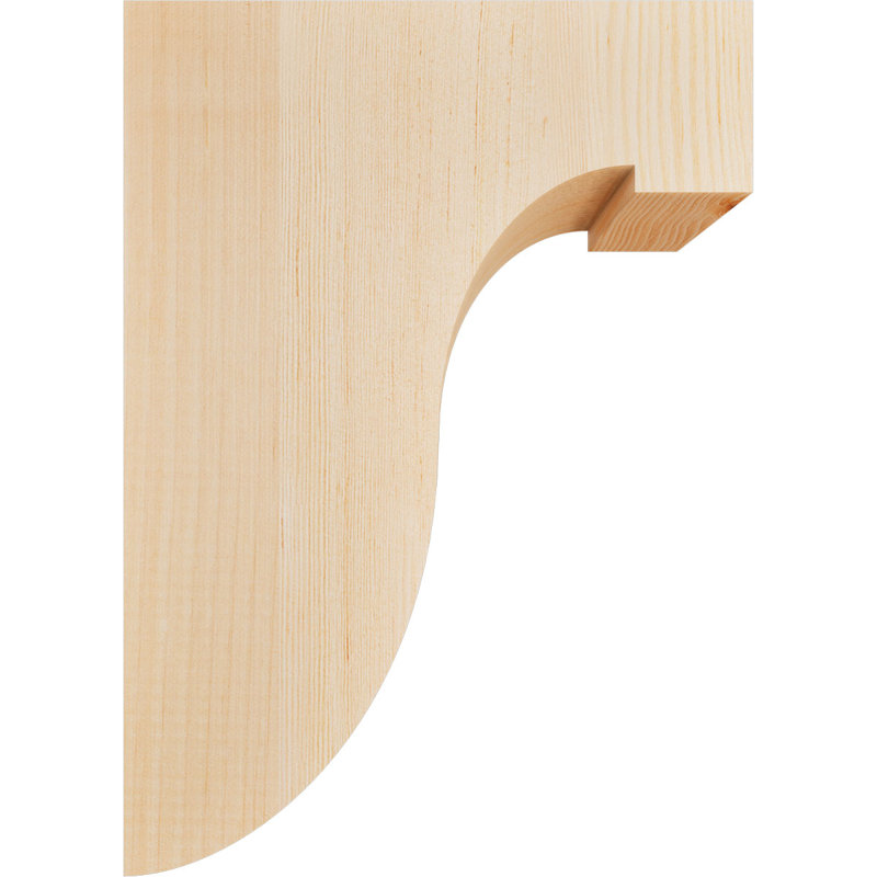 Del Monte Corbel, H 16 po x l 5,5 po x P 12 po, Sapin de Douglas, Lisse