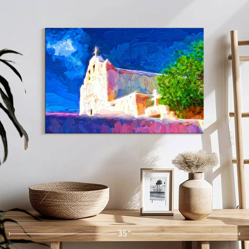 Adella, Église d'Adobe, H 16 po x l 24 po