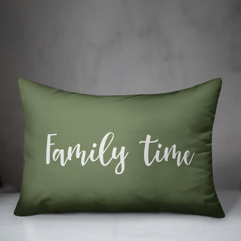  Coussin Family Time, vert
