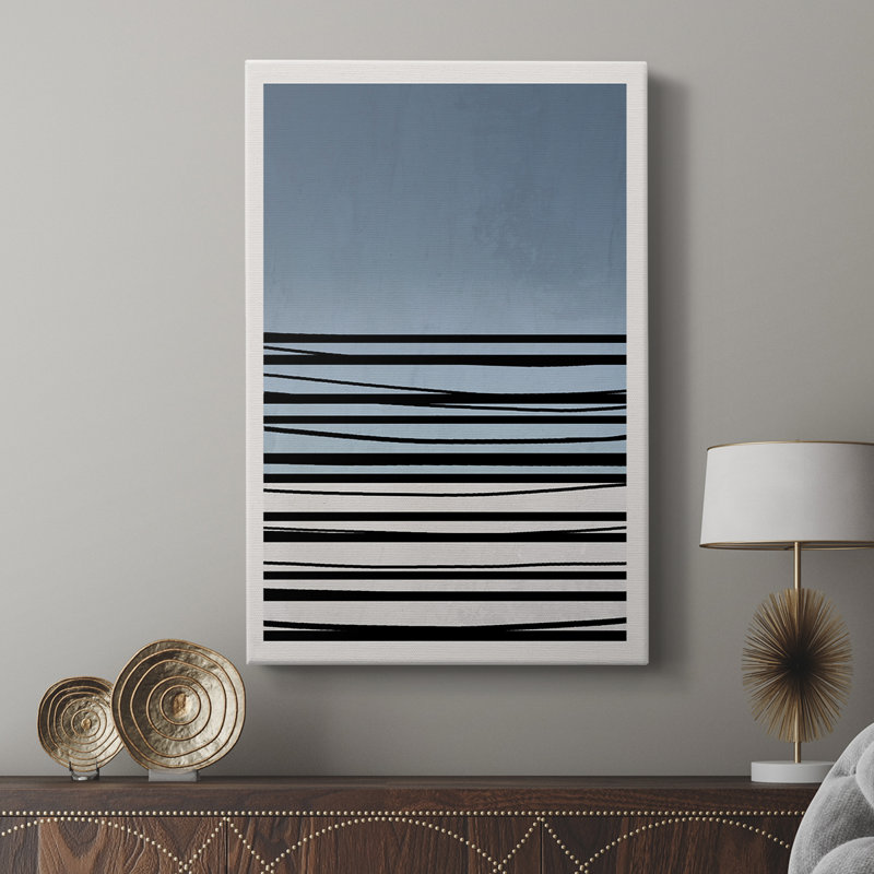 Abstracto Azul II - galerie Cavas sur mesure, H 48 po x l 32 po
