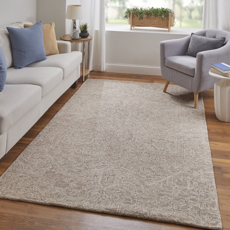 Eton Wool and Cotton Oriental Indoor Rug, Rectangle 5' x 8'