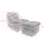 Canapé compact confortable avec repose-pieds pour des espaces de vie polyvalents