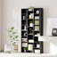 HOMCOM Tall Bookshelf with 21 Compartments and 10 Adjustable Shelves-600760843
