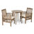 Anahat 2 - Person Acacia Wood Patio Dining Set with Round Table , Cushions Included-161118405