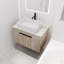 Ensemble de meuble-lavabo flottant 30 po avec lavabo mural en céramique 30 po Modern Design Float-126528428