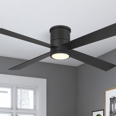 Falco 54" Led Flush Mount Ceiling Fan