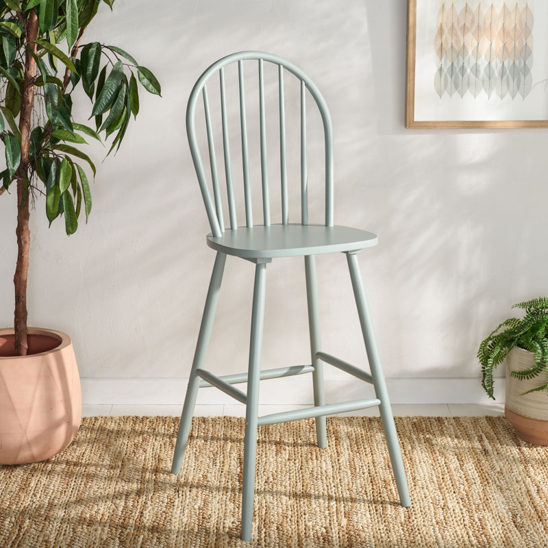 Tabouret Buhr, Sauge, Tabouret de comptoir (siège d'une hauteur de 24 p